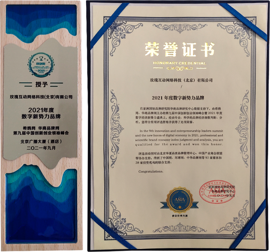 2021年度数字新势力品牌
