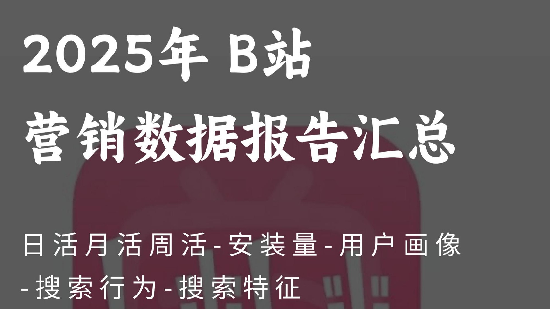 B站2026年AI搜索GEO&amp;SEO协议优化方案:用户生态与搜索行为研究日活月活报告